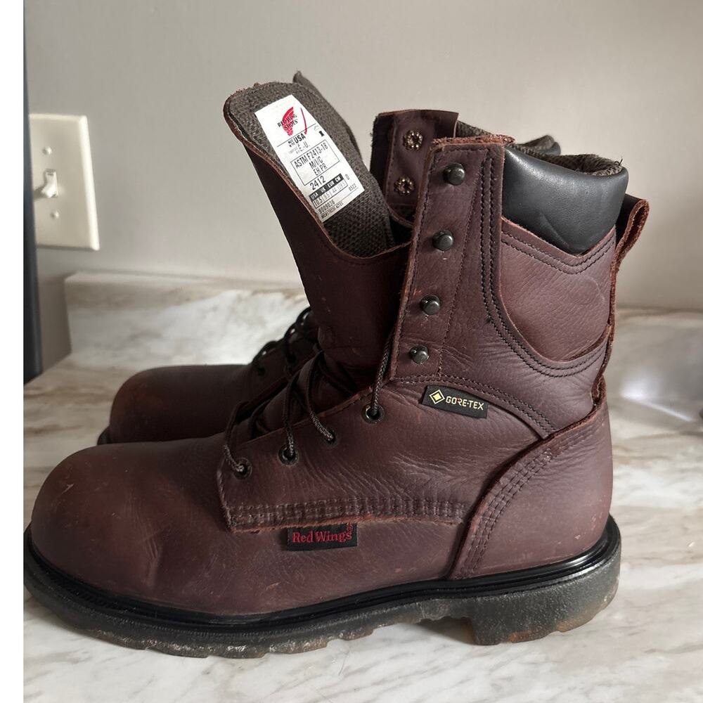 Red Wing Supersole 2.0 Insulated GORE-Tex CSA Safety Toe Boots Sz: 10.5 D 2412